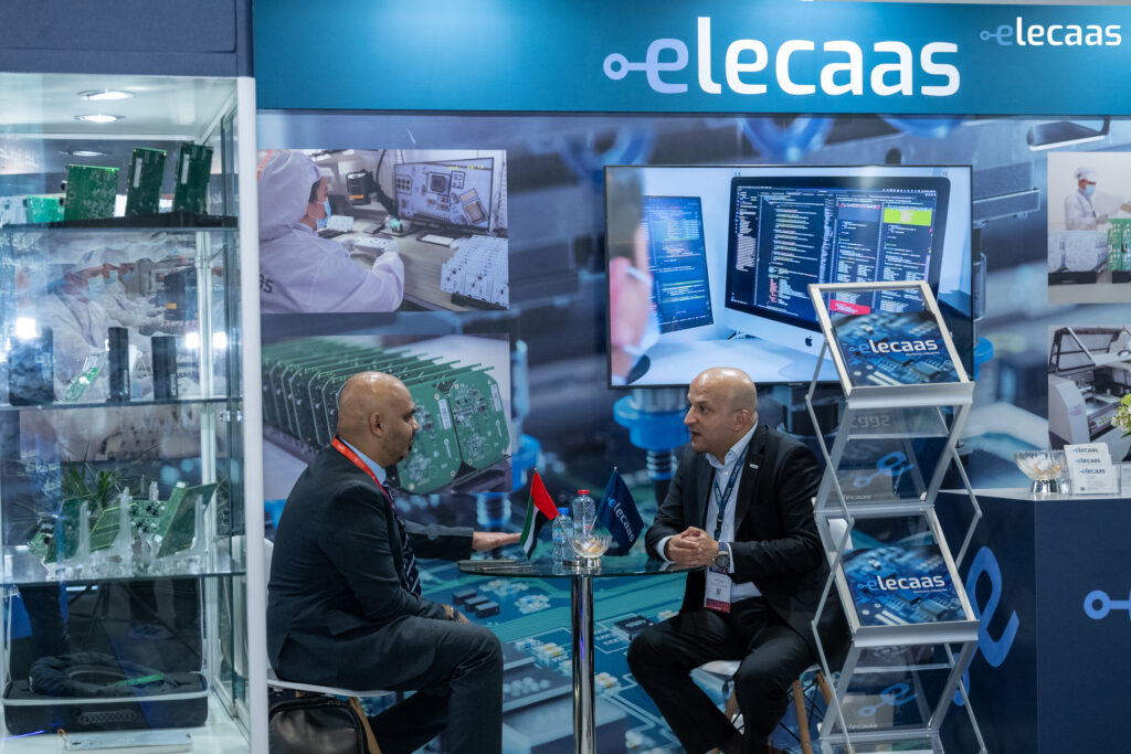 Elecaas team and CEO Basel Abudaqa at Make It In The Emirates 2025